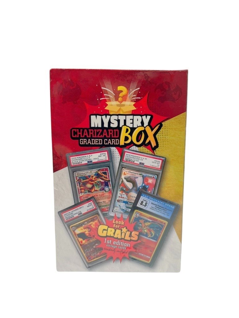 Pokmon Mystery Box Charizard Graded Card Edition | PSA or CGC Cata-Collect Pokmon Mystery Box Charizard Graded Card Edition | PSA or CGC Cata-Collect
