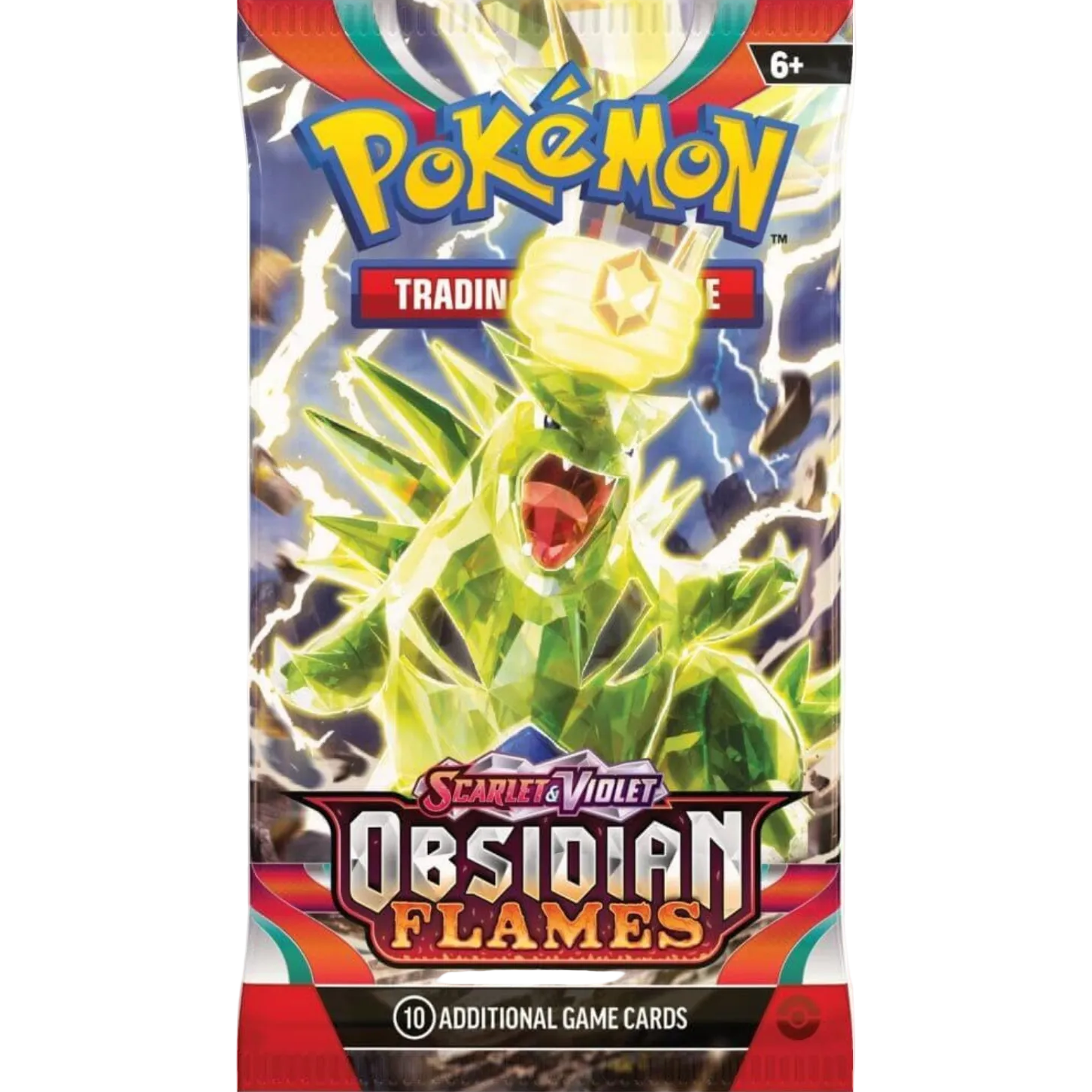 obsidian flames booster box png Flames: Sleeved Pack Black Wolf Collectibles LLC Scarlet and Violet: Obsidian Flames