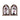 Altaïr and Ezio bookends 24cm | Assassin’s Creed collectible-Cata-Collect