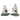 Gollum and Sméagol figurines set of 2 13cm | The Lord of the Rings-Cata-Collect